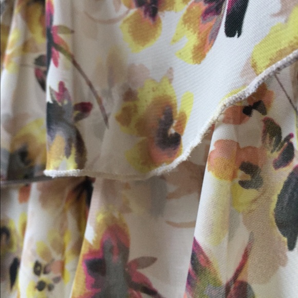 LC by Lauren Conrad Layered Ruffle Floral Camisole - Picture 4 of 4